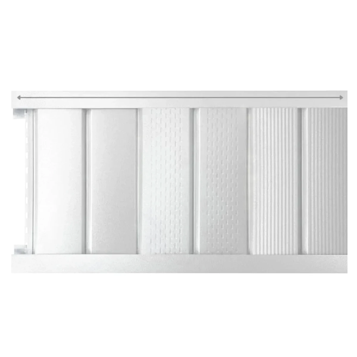 metal siding white gloss - Галерия 1