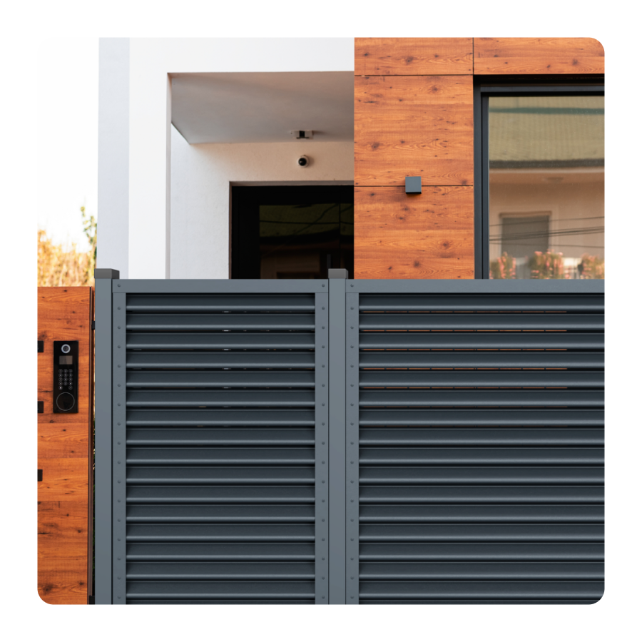 Плъзгаща врата Пирамида с долна релса